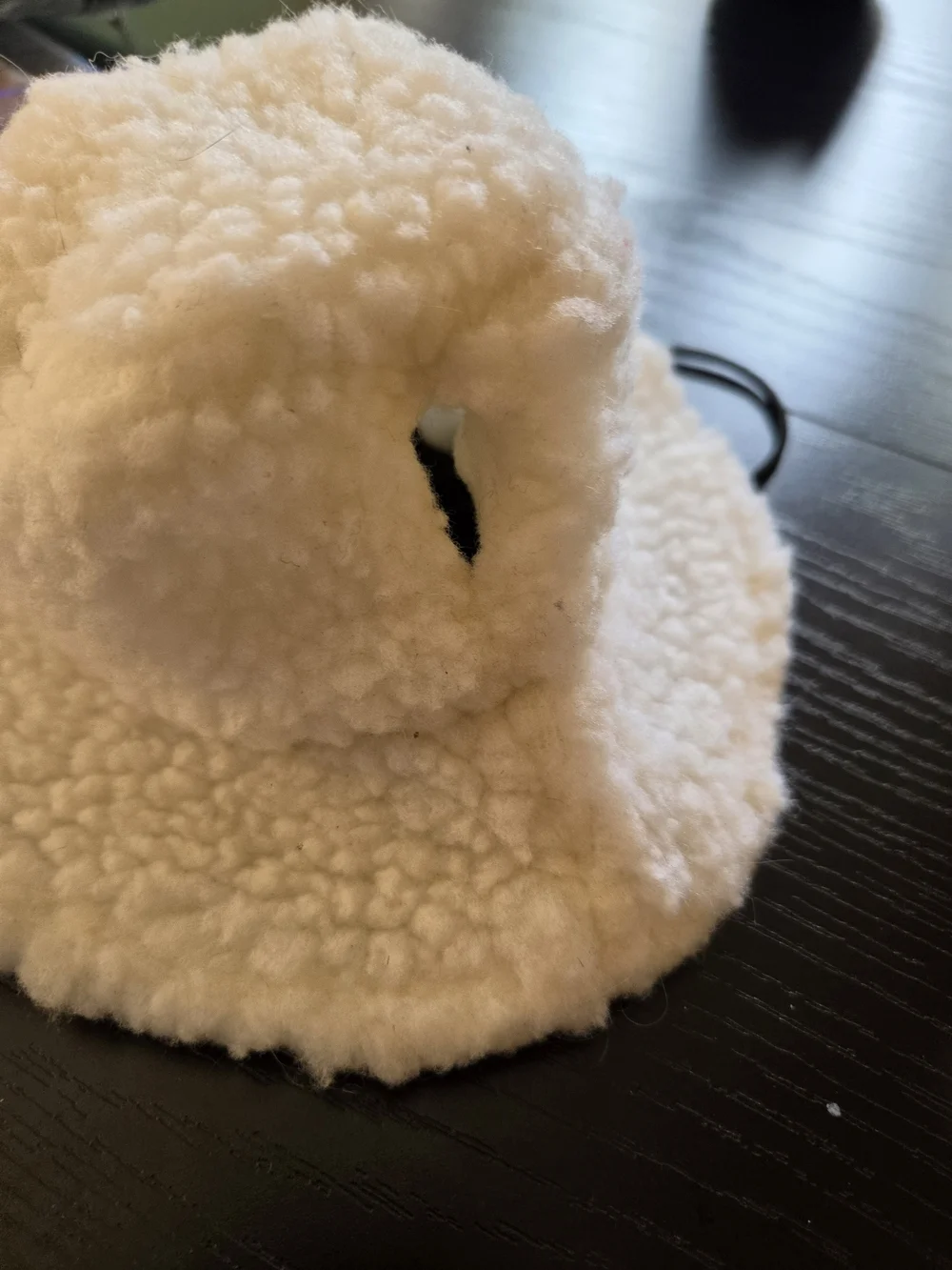Cozy Cream Sherpa Bucket Hat And Eyemask